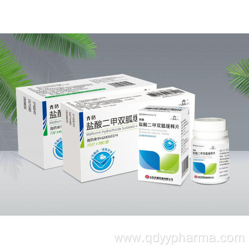 Metformin Hydrochloride Sustained Release Tablets